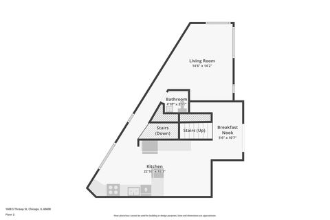 Tiny photo for 1608 S Throop Street, Chicago, IL 60608 (MLS # 12589045)