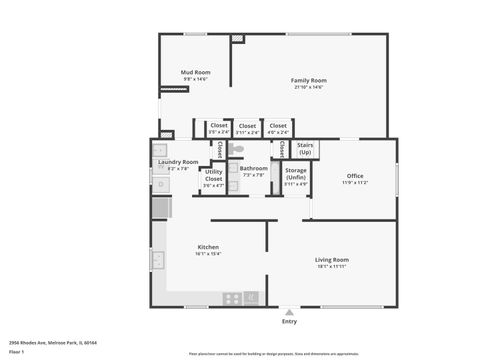 Tiny photo for 2956 Rhodes Avenue, Melrose Park, IL 60164 (MLS # 12581275)