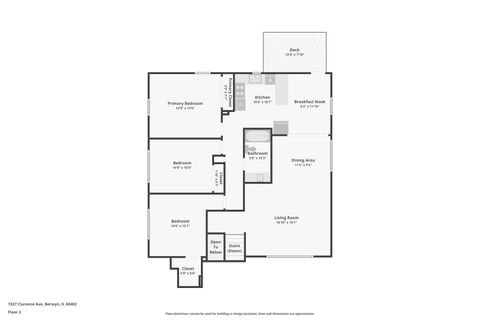 Tiny photo for 1527 Clarence Avenue, Berwyn, IL 60402 (MLS # 12619180)