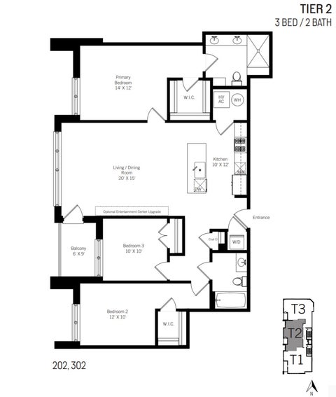 Tiny photo for 805 N California Avenue #302, Chicago, IL 60622 (MLS # 12762028)
