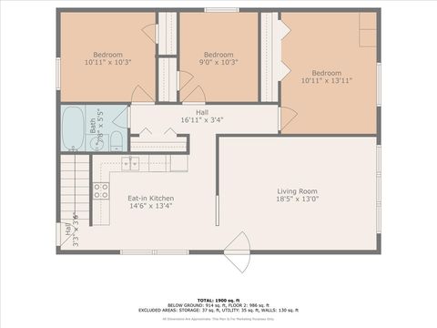 Tiny photo for 415 W Holly Court, Glenwood, IL 60425 (MLS # 12452508)