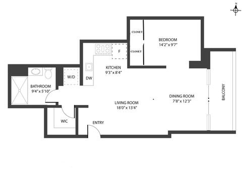 Tiny photo for 545 N Dearborn Street #2706, Chicago, IL 60654 (MLS # 12562800)