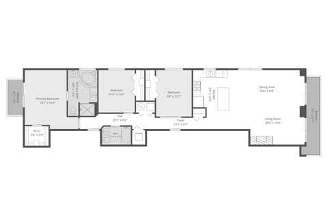 Tiny photo for 2240 W North Avenue #2E, Chicago, IL 60647 (MLS # 12753412)