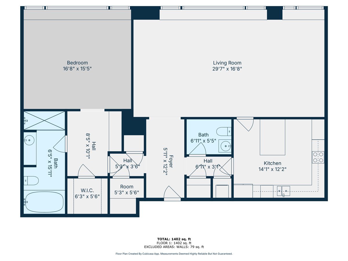 Chicago, Illinois 60611, United States, 1 Bedroom Bedrooms, ,2 BathroomsBathrooms,Residential,Active,244837