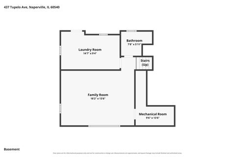Tiny photo for 437 Tupelo Avenue, Naperville, IL 60540 (MLS # 12796505)