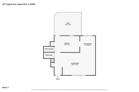 Tiny photo for 437 Tupelo Avenue, Naperville, IL 60540 (MLS # 12796505)