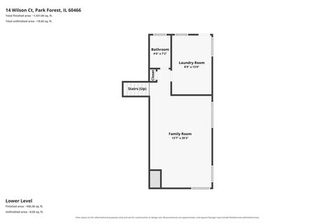 Tiny photo for 14 Wilson Court, Park Forest, IL 60466 (MLS # 12735786)