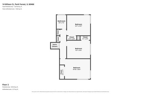 Tiny photo for 14 Wilson Court, Park Forest, IL 60466 (MLS # 12735786)
