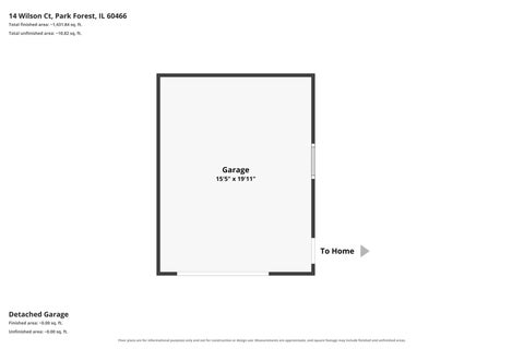 Tiny photo for 14 Wilson Court, Park Forest, IL 60466 (MLS # 12735786)