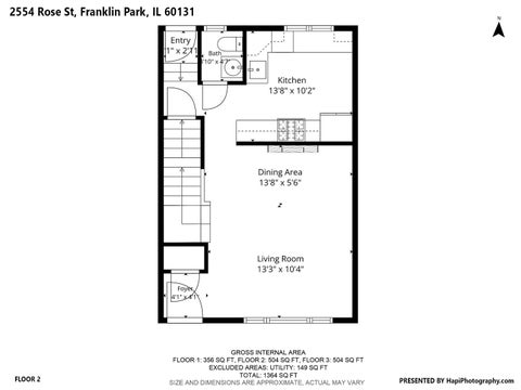 Tiny photo for 2554 Rose Street, Franklin Park, IL 60131 (MLS # 12773393)