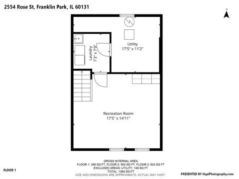 Tiny photo for 2554 Rose Street, Franklin Park, IL 60131 (MLS # 12773393)