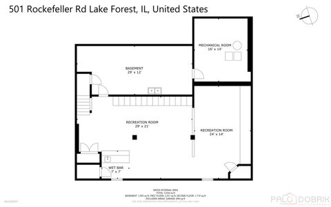 Tiny photo for 501 Rockefeller Road, Lake Forest, IL 60045 (MLS # 12508882)
