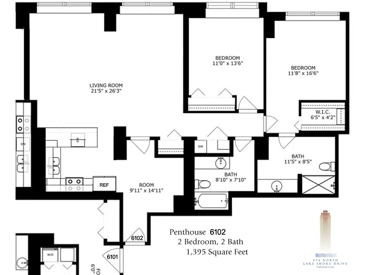 474 N Lake Shore Drive 6102