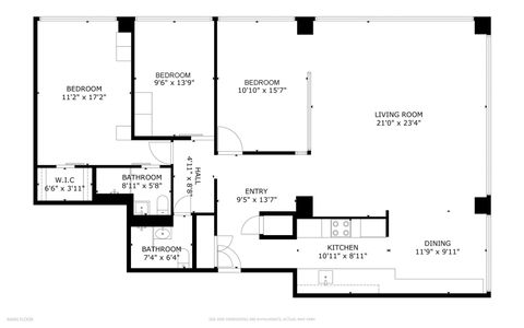 Tiny photo for 860 N LAKE SHORE Drive #8L, Chicago, IL 60611 (MLS # 12575077)