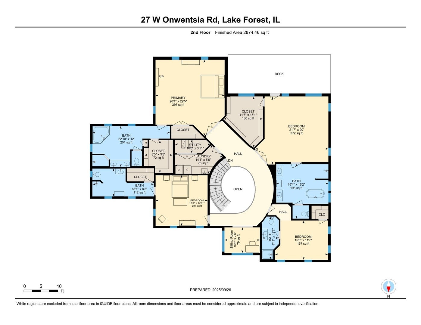 Lake Forest, Illinois, 60045, United States, 4 Bedrooms Bedrooms, ,6 BathroomsBathrooms,Residential,Active,2032073