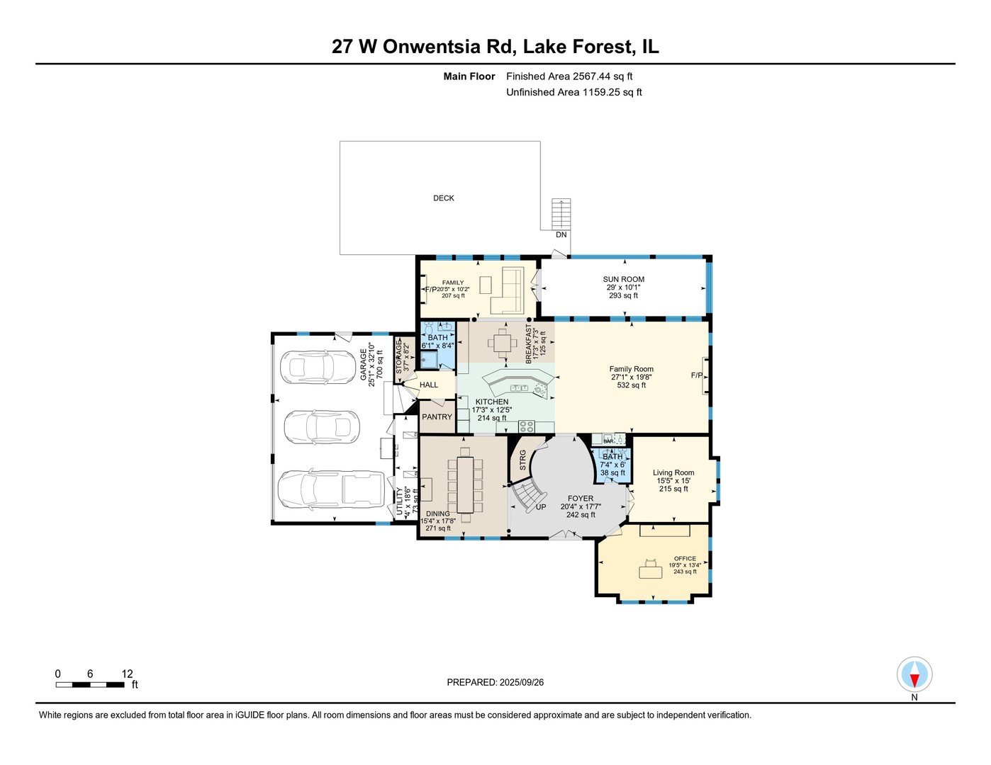 Lake Forest, Illinois, 60045, United States, 4 Bedrooms Bedrooms, ,6 BathroomsBathrooms,Residential,Active,2032073