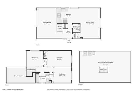 Tiny photo for 13002 S Brandon Avenue, Chicago, IL 60633 (MLS # 12501992)