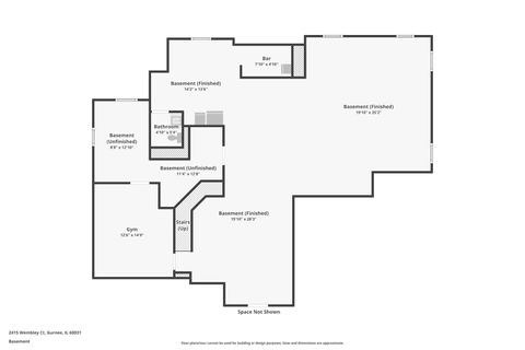 Tiny photo for 2415 Wembley Court, Gurnee, IL 60031 (MLS # 12609783)