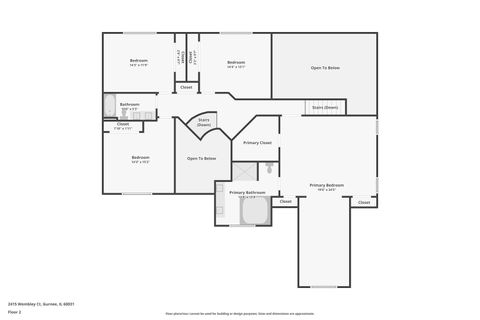 Tiny photo for 2415 Wembley Court, Gurnee, IL 60031 (MLS # 12609783)