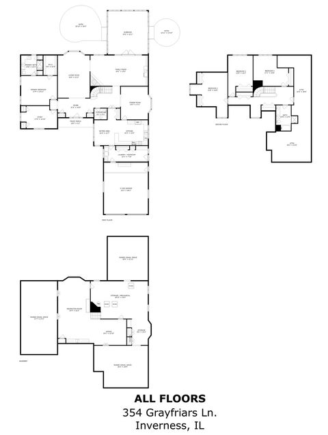 Tiny photo for 354 Grayfriars Lane, Inverness, IL 60067 (MLS # 12444940)