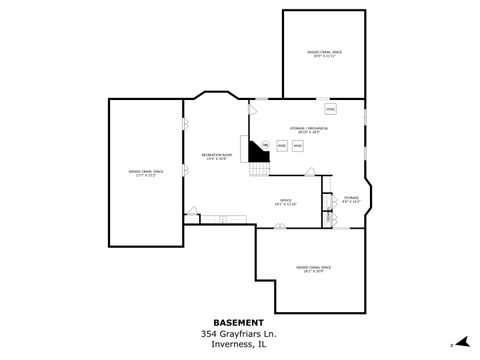Tiny photo for 354 Grayfriars Lane, Inverness, IL 60067 (MLS # 12444940)