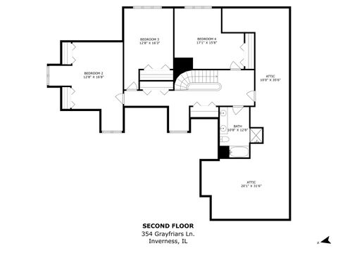 Tiny photo for 354 Grayfriars Lane, Inverness, IL 60067 (MLS # 12444940)