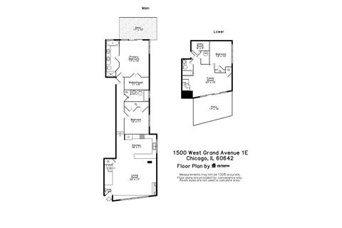 Tiny photo for 1500 W Grand Avenue #1E, Chicago, IL 60642 (MLS # 12599532)