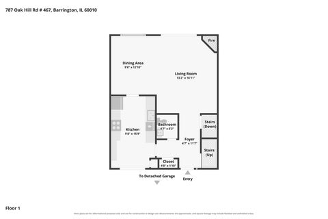 Tiny photo for 787 Oak Hill Road #467, Lake Barrington, IL 60010 (MLS # 12789761)