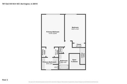 Tiny photo for 787 Oak Hill Road #467, Lake Barrington, IL 60010 (MLS # 12789761)