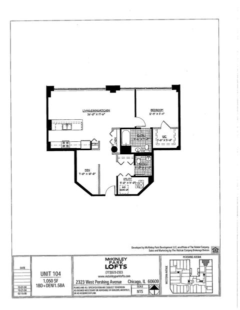 Tiny photo for 2323 W Pershing Road #104, Chicago, IL 60609 (MLS # 12491674)