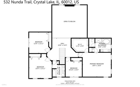 Tiny photo for 532 Nunda Trail, Crystal Lake, IL 60012 (MLS # 12370210)