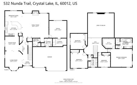 Tiny photo for 532 Nunda Trail, Crystal Lake, IL 60012 (MLS # 12370210)