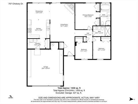 Tiny photo for 707 Chickory Drive, Champaign, IL 61822 (MLS # 12643092)