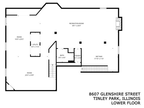 Tiny photo for 8607 Glenshire Street, Tinley Park, IL 60487 (MLS # 12481362)