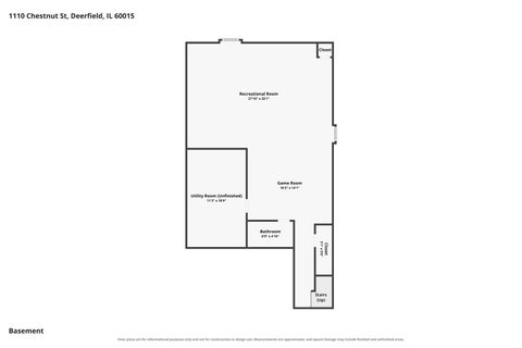 Tiny photo for 1110 Chestnut Street, Deerfield, IL 60015 (MLS # 12753406)
