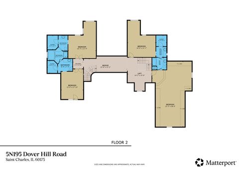 Tiny photo for 5N195 Dover Hill Road, St. Charles, IL 60175 (MLS # 12631841)