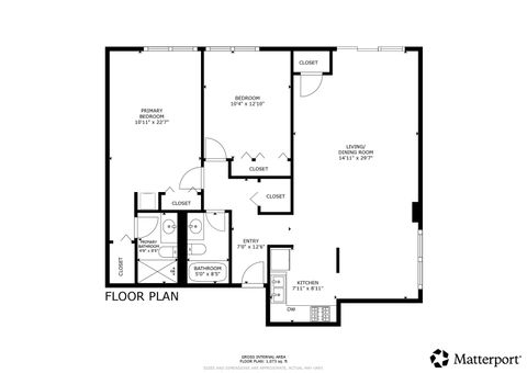 Tiny photo for 1800 Huntington Boulevard #412, Hoffman Estates, IL 60169 (MLS # 12614221)