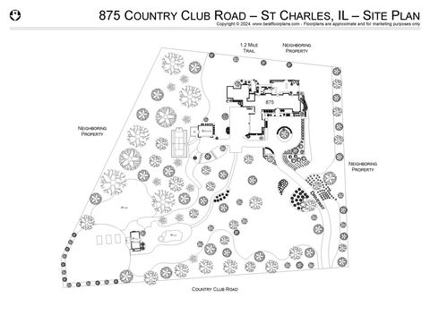 Tiny photo for 875 Country Club Road, St. Charles, IL 60174 (MLS # 12326692)