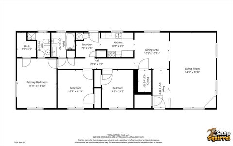 Tiny photo for 702 W Park Street, Thomasboro, IL 61878 (MLS # 12751063)