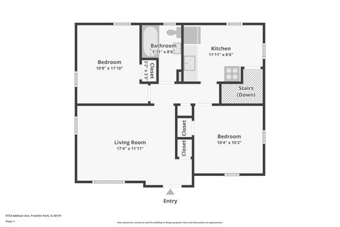 Tiny photo for 9733 Addison Avenue, Franklin Park, IL 60131 (MLS # 12772585)
