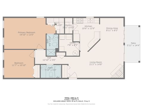 Tiny photo for 1412 Shore Court #C1, Wheeling, IL 60090 (MLS # 12461413)