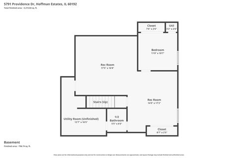 Tiny photo for 5791 Providence Drive, Hoffman Estates, IL 60192 (MLS # 12635450)
