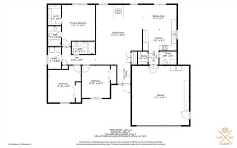 Tiny photo for 1204 Edgeview Drive, Mahomet, IL 61853 (MLS # 12440318)