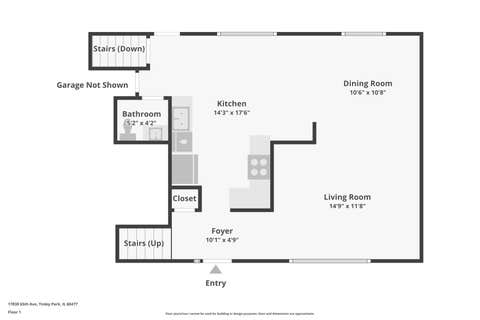Tiny photo for 17830 65th Avenue, Tinley Park, IL 60477 (MLS # 12662302)