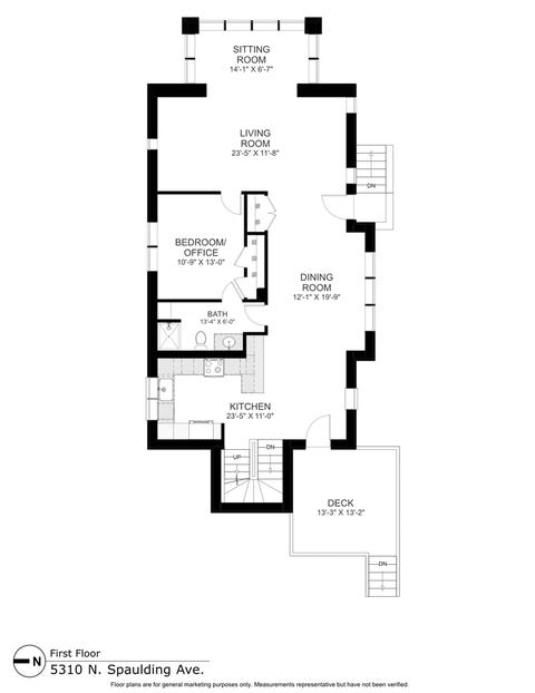 Tiny photo for 5310 N Spaulding Avenue, Chicago, IL 60625 (MLS # 12736857)