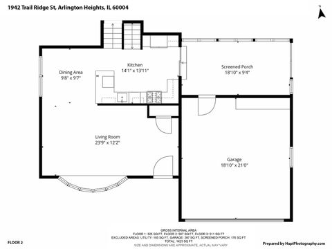 Tiny photo for 1942 Trail Ridge Street, Arlington Heights, IL 60004 (MLS # 12519169)