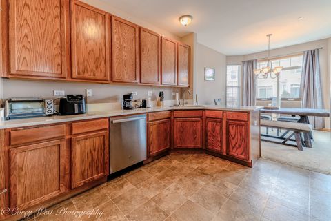 Tiny photo for 201 Barrett Drive #A, Yorkville, IL 60560 (MLS # 12587463)