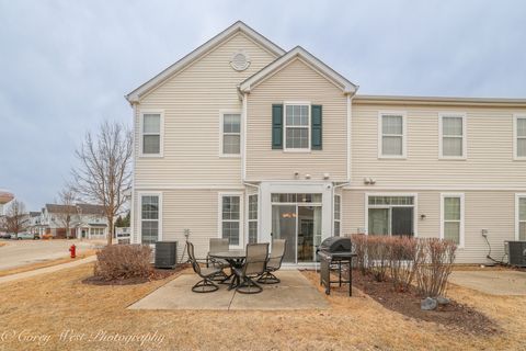 Tiny photo for 201 Barrett Drive #A, Yorkville, IL 60560 (MLS # 12587463)