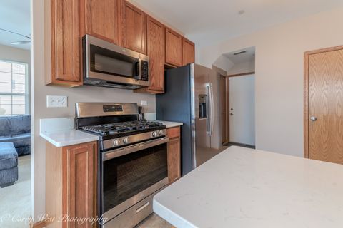 Tiny photo for 201 Barrett Drive #A, Yorkville, IL 60560 (MLS # 12587463)