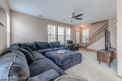 Tiny photo for 201 Barrett Drive #A, Yorkville, IL 60560 (MLS # 12587463)